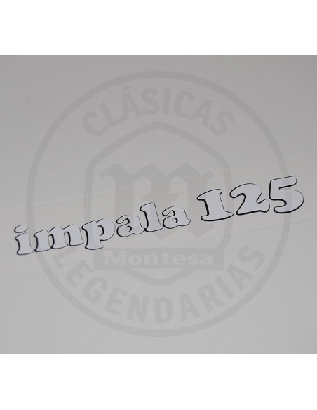Adhesivo o anagrama motos clásicas valido para Montesa Impala 2 125 cc.