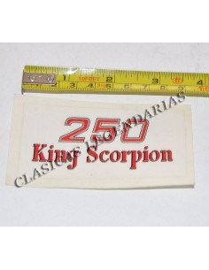 anagrama o adhesiu motos clàssiques per Montesa King Scorpion 250