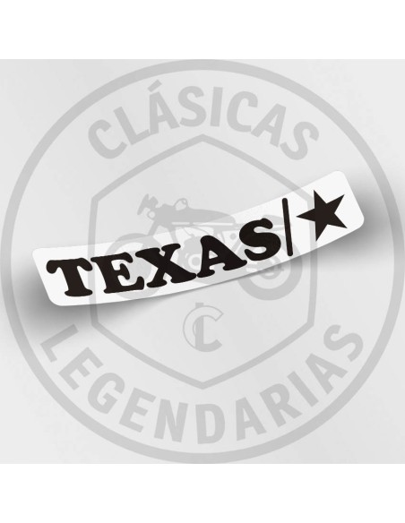 anagrama o adhesiu motos clàssiques per Montesa Texas
