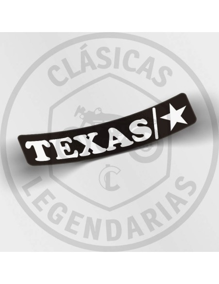 anagrama o adhesivo motos clásicas para Montesa Texas
