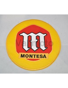 Parche bordado Montesa grande 24cm amarillo Ref.12871