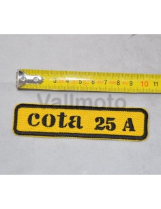 Parche bordado Cota 25A pequeño Ref.128715 2