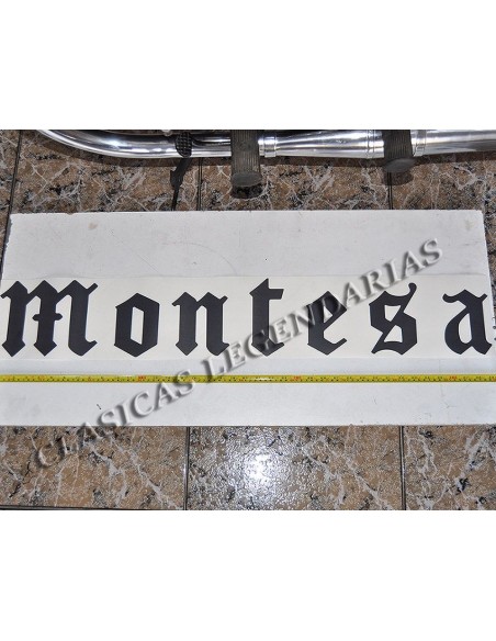 Anagrama Montesa Negro de 1 metro Ref.1494