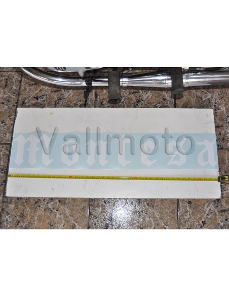 Anagrama Montesa de 1 metro blanco Ref.1496