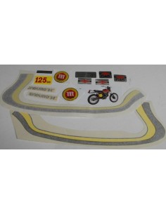 juego completo de anagramas adhesivos Montesa Enduro 125 H de 1977