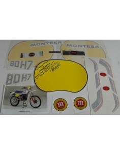 Juego completo de adhesivos Montesa Enduro 80 H7 del año 1982