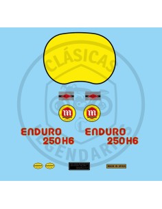 Anagramas Montesa Enduro 250 H6 ref.15021
