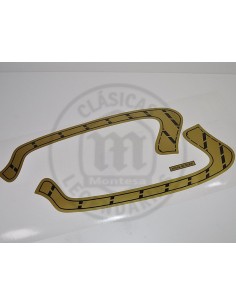 juego de adhesivos Montesa Enduro 74 L, Enduro 125 L, rayas deposito