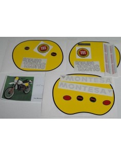 Complete set of adhesives Montesa Enduro 125 H6 of the year 1981