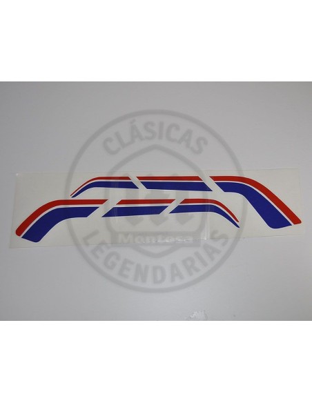 Juego anagramas adhesivos de rayas deposito Montesa Enduro 360 H7,