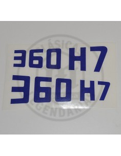 Anagrama adhesivo placa lateral Montesa Enduro 360 H7