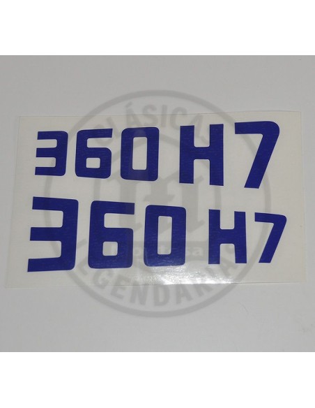 Anagrama adhesivo placa lateral Montesa Enduro 360 H7