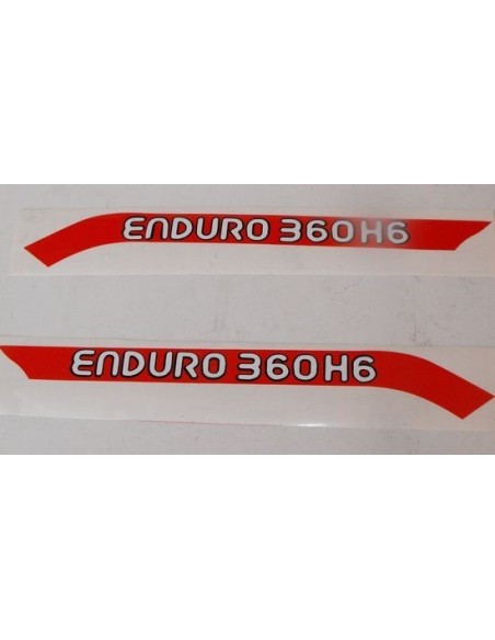 Anagramas tapa lateral Montesa Enduro 360 H6 año 1979-1981 Ref.1508