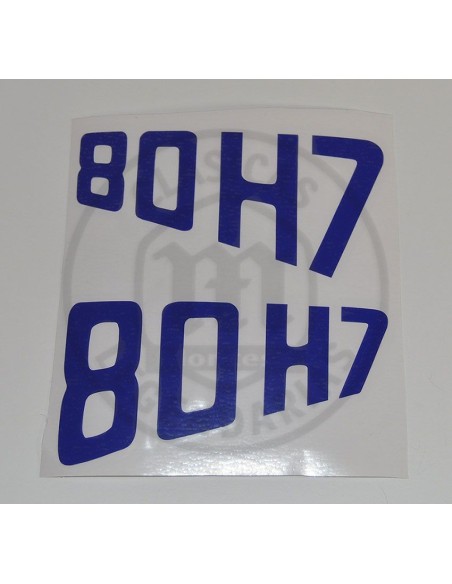 Anagrama adhesivo placa lateral Montesa Enduro 80 H7