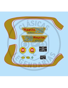 Kit anagrames adhesius Montesa Rapita 250cc Automix ref.1513