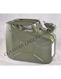 bidon o garfa gasolina metal homologada verde militar 2