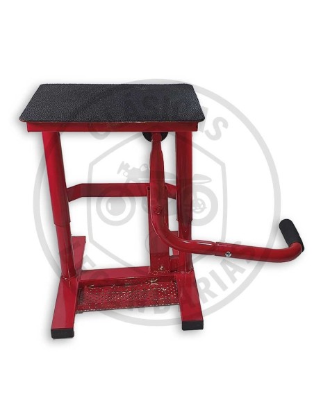 Banco para todo tipo de motos de trial y cross, elevación con palanca