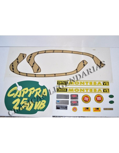 Kit de anagramas adhesivos validos para Montesa Cappra 250 VB