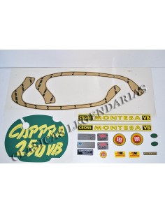 Kit d'anagrames adhesius vàlids per Montesa Cappra 250 VB 2