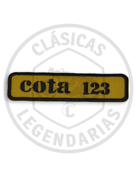Parche bordado Montesa Cota 123 Amarillo Ref.178718
