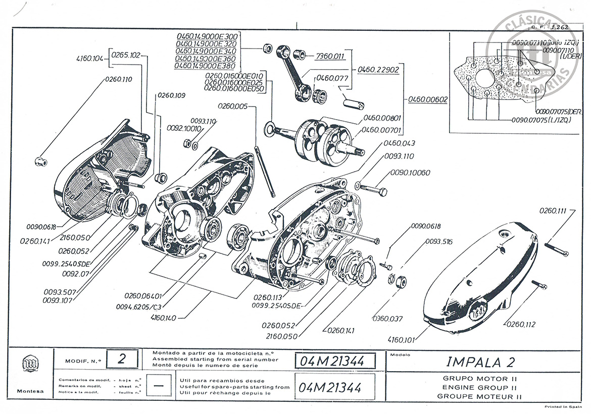 Manual Despiece Impala Dos